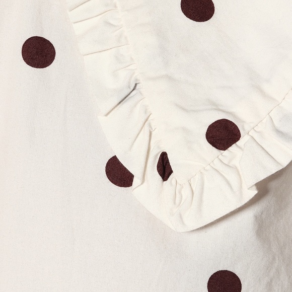 GANNI Polka-dot cotton-poplin dress NWT - Picture 6 of 11